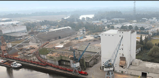 Der Hafen Oldenburg hat 2017 den Umschlag stabil halten können