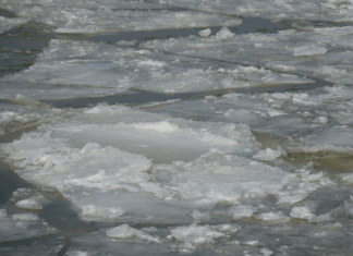 Die Eislage hat die Binnenschifffahrt fest im Griff. An vielen Flüssen und Kanälen kam die Schifffahrt zum Erliegen