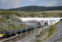 Der Eurotunnel verbindet Calais mit Dover