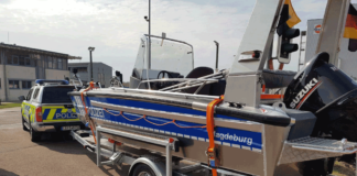 Rund 100.000 € hat die Wasserschutzpolizei Sachsen-Anhalt in ein neues Mehrzweckboot inklusive eines Autos investiert