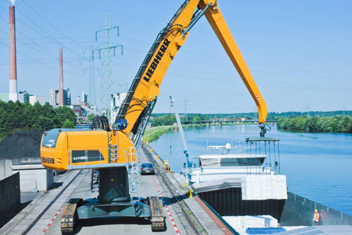 Umschlag Hafen Aschaffenburg bayernhafen