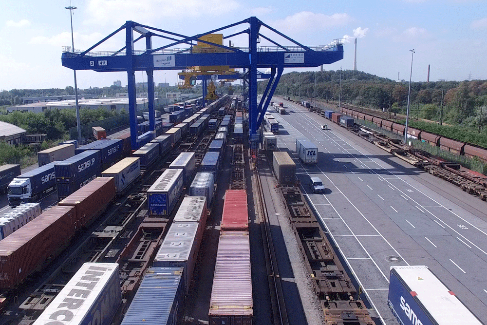 Das Samskip Multimodal Rail-Terminal Duisburg