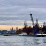 Rheinvertiefung bei Basel auf Kurs