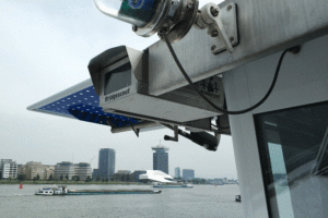 Der Bridgescout wurde erfolgreich auf einem autonomen Schiff in Rotterdam getestet