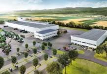 Das neue Customer Service Center von Sennebogen in Steinach hat eine Grundstücksfläche von rund 87.000 m2