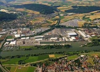 Der Hafen Kelheim befindet sich an der Donau