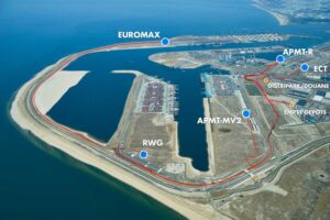 Rotterdam plant autonome Containertransporte im Hafen