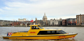 London, Wasser, Boot, City-Logistik