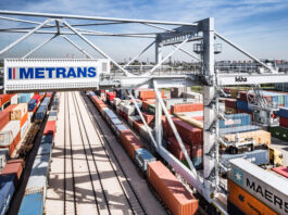 Metrans-Bahnterminal in Budapes