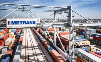 Metrans-Bahnterminal in Budapes