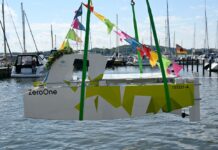 »ZeroOne« bei der Taufe © Unleash Future Boats