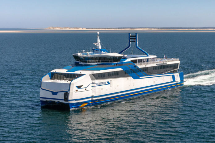 Zwei Wattenmeer-Fähren der Reederei Doeksen werden Gasmotoren der mtu-Baureihe 4000 angetrieben © Rolls-Royce Power Systems