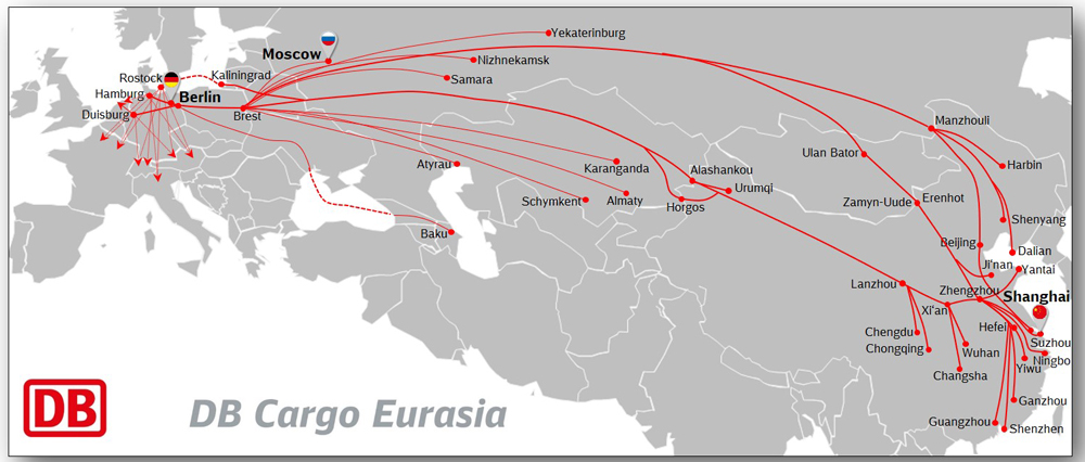 DB Cargo, Eurasia