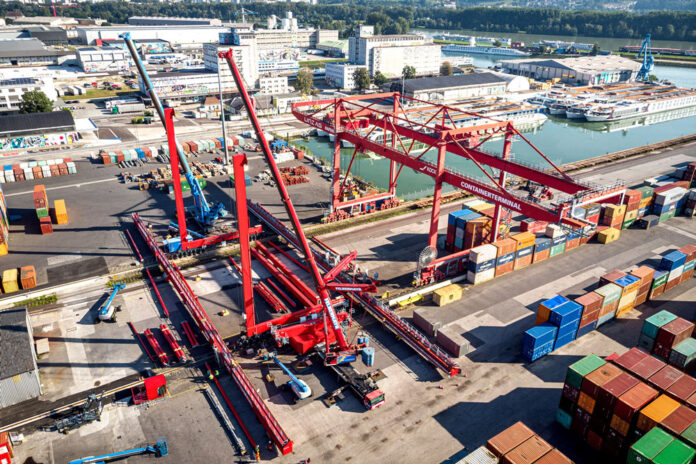 Ein großer Teil, der rund 3,5 Mio. t im Linzer Hafen jährlich umgeschlagenen Güter, ist für Hamburg bestimmt oder kommt aus der Hansestadt © Linz AG