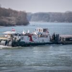 Donau, Österreich, Frachtschiff, Transportschiff
