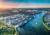 Vernetzung der Terminals im Hamburger Hafen