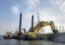 Ausbauarbeiten am Seekanal in Rostock