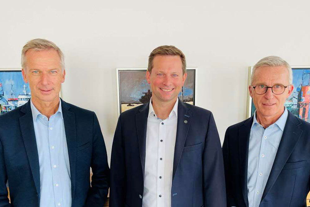 Die neue Geschäftsführung (v.l.): Holger Fassmer, Jan Oskar Henkel undHarald Fassmer