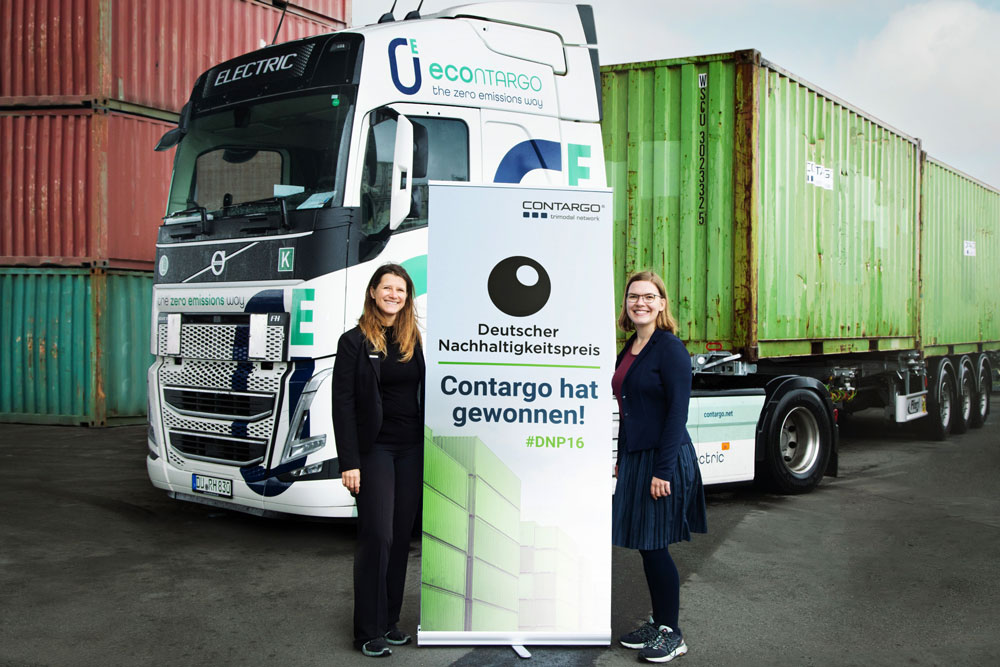 (v.l.): Kristin Kahl und Kristiane Schmidt, Sustainable Solutions Contargo