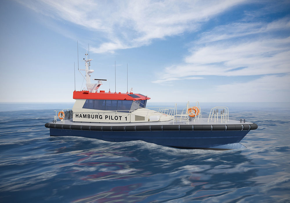 Die Flotte Hamburg bekommt mit der »Hamburg Pilot 1« ein neues Lotsenversetzschiff