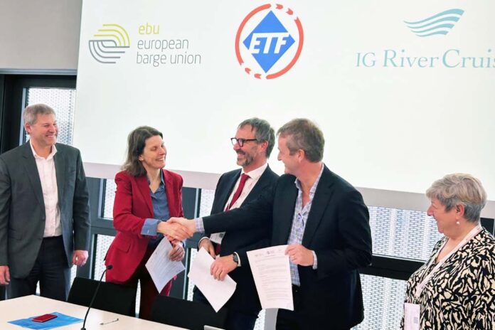 Flusskreuzfahrt Rahmenvereinbarung ETF EBU IG Rivercruise