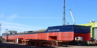 Strela Shirepair, Stralsund, Binnenschiff, Kaja Josephine