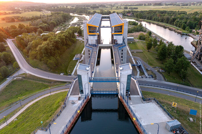 Niederfinow, Schiffshebewerk, Oder-Havel-Wasserstraße