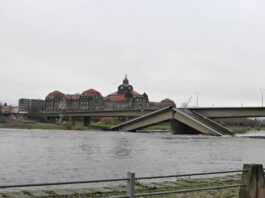 Carolabrücke, Weiße Flotte, Dresden