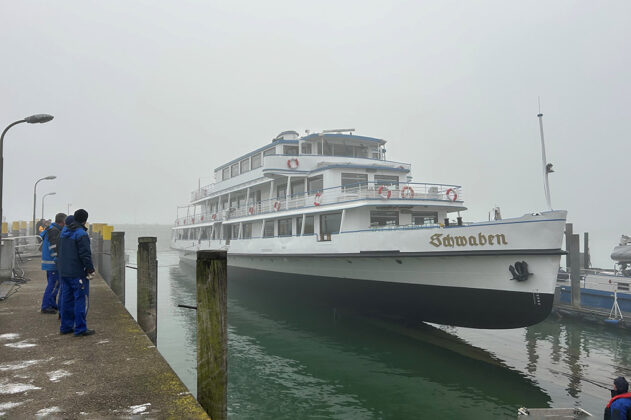 BSB, Bodensee-Schiffsbetriebe, Schwaben, Landrevision, Werft, Friedrichshafen, Denkmalschiff, Traditionsschiff