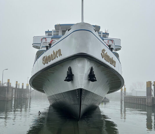 BSB, Bodensee-Schiffsbetriebe, Schwaben, Landrevision, Werft, Friedrichshafen, Denkmalschiff, Traditionsschiff